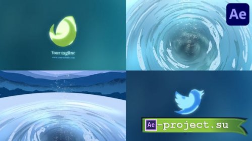 Videohive - Water Swirl Logo for After Effects - 39457226 - Project for After Effects