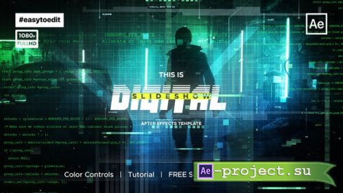 Videohive - Sci-Fi Digital Slideshow - 39473585 - Project for After Effects