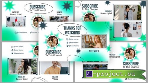 Videohive - Attractive Creative Design for After Effects End Screen - 39505472 - Project for After Effects