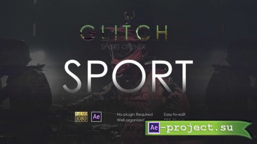 Videohive - Glitch Sport Opener - 21802334 - Project for After Effects