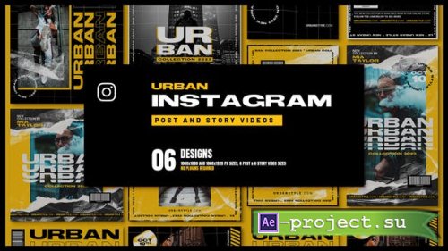 Videohive - Urban Style | Instagram Posts and Stories - 39471811 - Project for After Effects