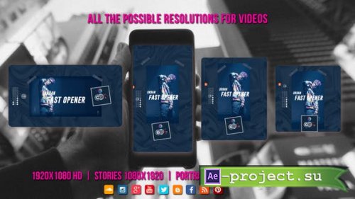 Videohive - Social Media Opener - 38690162 - Project for After Effects