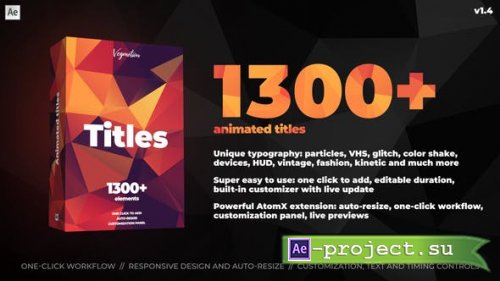 Videohive - Titles V1.4 - 28464847 - Project & Script for After Effects