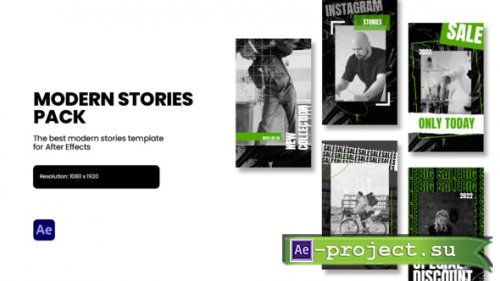 Videohive - Modern Stories Pack - 39497738 - Project for After Effects