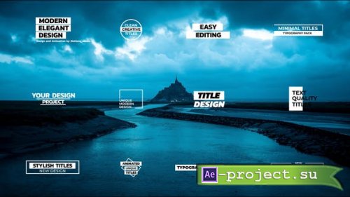 Videohive - Modern Titles - 39517082 - Project for After Effects