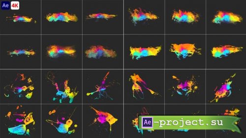 Videohive - Water Colour Elements V1 - 39373484 - Project for After Effects