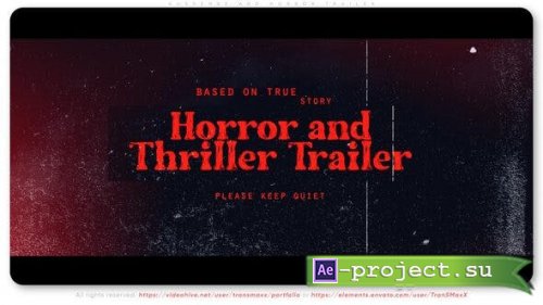 Videohive - Suspense and Horror Trailer - 39510932 - Project for After Effects