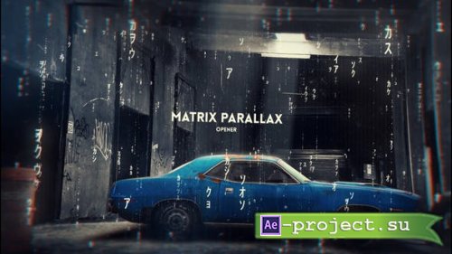 Videohive - Matrix Parallax Opener - 21377592 - Project for After Effects
