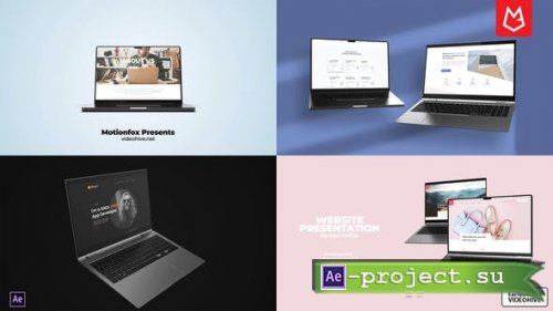 Videohive - Website Presentation | Laptop Mockup - 39524557 - Project for After Effects