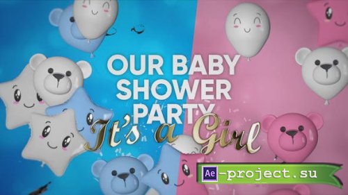 Videohive - Baby Shower Slideshow - 39545006 - Project for After Effects