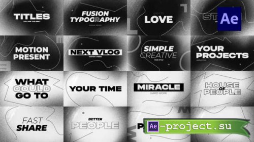 Videohive - Abstract Animation Text - 39546231 - Project for After Effects