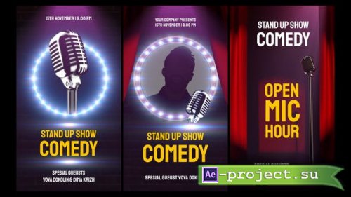Videohive - Stand Up Comedy Stories Pack - 39543568 - Project for After Effects