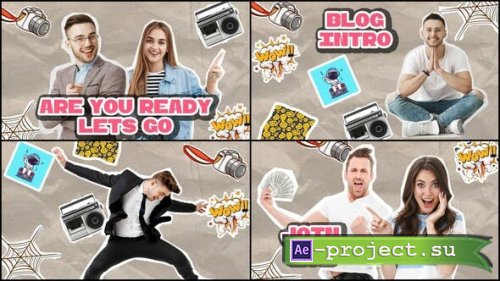 Videohive - YouTube Blog Intro - 39537888 - Project for After Effects