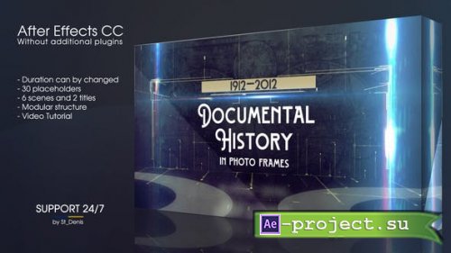 Videohive - Documental History - 39472473 - Project for After Effects