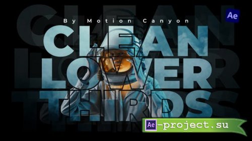 Videohive - Clean Lower Thirds - 39556750 - Project for After Effects