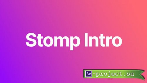 Videohive - Gradient Stomp Intro - 39541682 - Project for After Effects