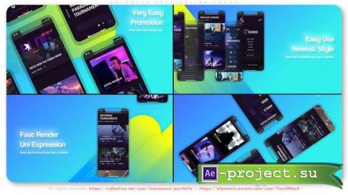 Videohive - Colorful Application Promo - 39610056 - Project for After Effects