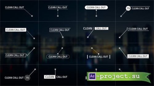 Videohive - Single Textline Call-Out  - 39546021 - Project for After Effects