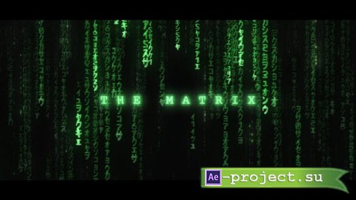 Videohive - The Matrix Opener - 25276681 - Project for After Effects