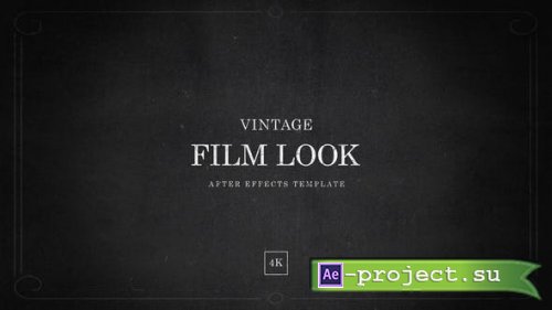 Videohive - After Effects Vintage Film Look Template in 4K - 39610329 - Project for After Effects