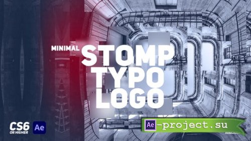 Videohive - Minimal Stomp Typo Logo - 39596314 - Project for After Effects