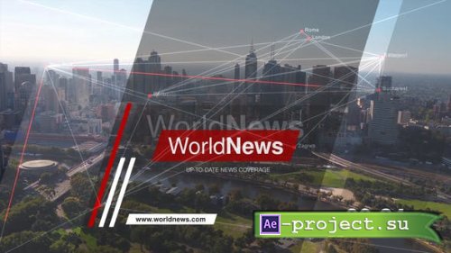 Videohive - Modern World News - Broadcast Package - 38829621 - Project for After Effects