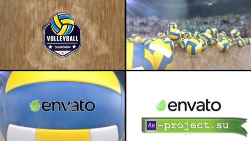 Videohive - Volleyball Logo Reveal 3 - 39549455 - Project for After Effects