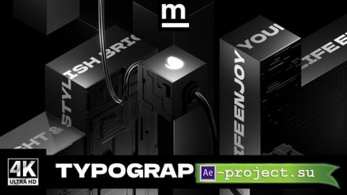 Videohive - 3D Abstract Typography Loops - 39188658 - Project for After Effects