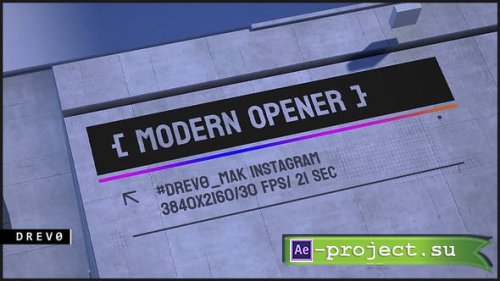 Videohive - Modern Intro/ Urban Concrete Opener - 39612338 - Project for After Effects