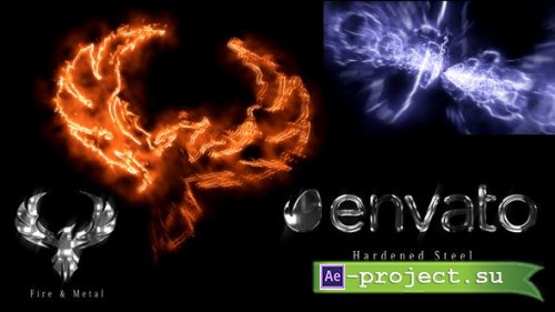 Videohive - Fire And Metal Logo - 26408549 - Project for After Effects