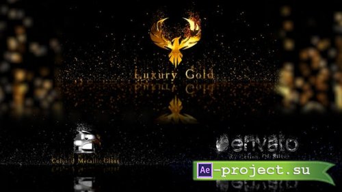 Videohive - Gold Metal And Particles - 28378701 - Project for After Effects