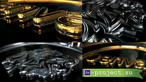 Videohive - Gold And Silver Glossy Logo - 24991062 - Project for After Effects