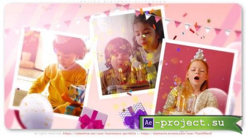 Videohive - Child's Birthday Slideshow - 39379181 - Project for After Effects