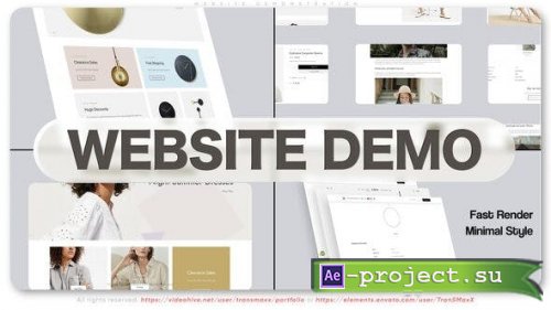 Videohive - Website Demonstration - 39657787 - Project for After Effects
