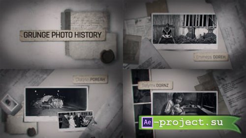 Videohive - Grunge History Photo Slide - 39659824 - Project for After Effects
