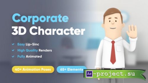 Videohive - 3D Character Animation - 37803692 - Project for After Effects