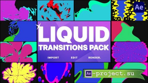 Videohive - Liquid Matte Transitions | After Effects - 39695433 - Project for After Effects