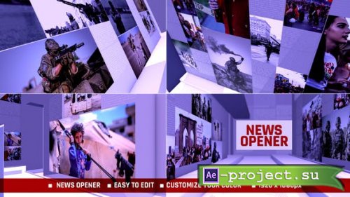 Videohive - NEWS OPENER - 39542757 - Project for After Effects