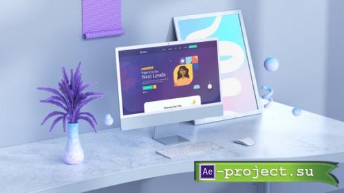 Videohive - Breeze - Mockup Website Promo - 39648144 - Project for After Effects