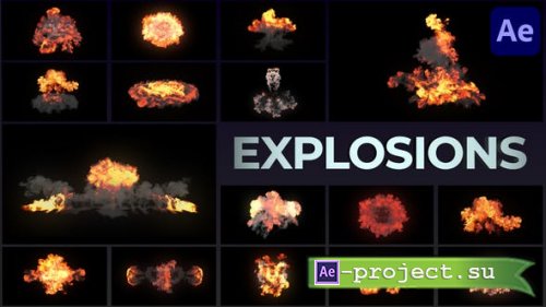 Videohive - Real Explosions Effects for After Effects - 39722115 - Project for After Effects