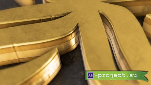 Videohive - Gold Logo Reveal - 39727002 - Project for After Effects