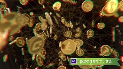 Videohive - cryptocurrency logo reveal - 38436136 - Project for After Effects