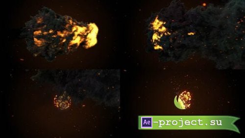 Videohive - Fire Logo Reveal 2 - 38874791 - Project for After Effects