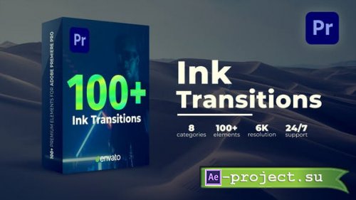 Videohive - Ink Transitions - 39638211 - Premiere Pro Templates
