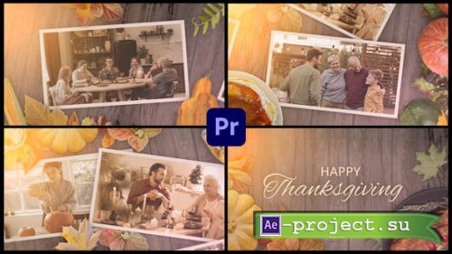 Videohive - Thanksgiving Day Slideshow Opener for Premiere Pro - 39508690 - Premiere Pro Templates