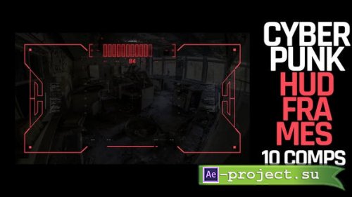 Videohive - HUD Cyberpunk Frames - 39725095 - Project for After Effects