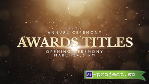Videohive - Awards Titles - 39783921 - Project for After Effects