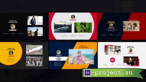 Videohive - Youtube End Screen Notification Titles - 39753414 - Project for After Effects