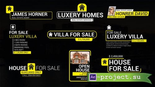 Videohive - Real Estate Lower Thirds - 39799082 - Project for After Effects