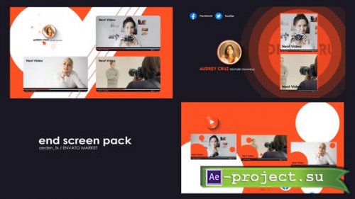 Videohive - Youtube End Screen - 39766155 - Project for After Effects